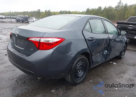 2016 Toyota Corolla Le из США, поврежденный, VIN 2T1BURHE3GC647140